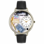 Accountant Watch in Silver Unisex U 0610005 Accountant Watch in Silver Unisex U 0610005