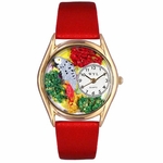 African Grey Parrot Watch Classic Gold Style C 0150002 African Grey Parrot Watch Classic Gold Style C 0150002