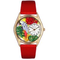African Grey Parrot Watch Classic Gold Style C 0150002