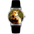 Airedale Terrier Print Watch in Silver Classic R 0130079 Airedale Terrier Print Watch in Silver Classic R 0130079