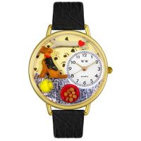 Airedale Terrier Watch in Gold or Silver Unisex G 0130079