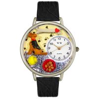 Airedale Terrier Watch in Silver Unisex U 0130079