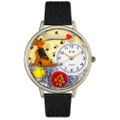 Airedale Terrier Watch in Silver Unisex U 0130079 Airedale Terrier Watch in Silver Unisex U 0130079