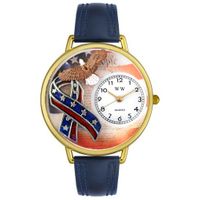 American Patriotic Watch in Gold or Silver Unisex G 1220035