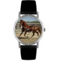 American Saddlebred Horse Print Watch in Silver Classic R 0110024 American Saddlebred Horse Print Watch in Silver Classic R 0110024