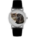 American Shorthair Cat Print Watch in Silver Classic R 0120035 American Shorthair Cat Print Watch in Silver Classic R 0120035