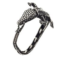 Ametallo Bracelets Exotic Mans Coccodrillo 0034bk Stainless Steel 316l