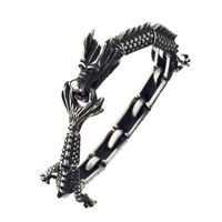 Ametallo Bracelets Exotic Mans Drago Di Fuoco 0068bk Stainless Steel 316l