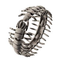 Ametallo Bracelets Exotic Mans Scarafaggio 0053sb Stainless Steel 316l
