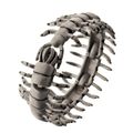 Ametallo Bracelets Exotic Mans Scarafaggio 0053sb Stainless Steel 316l Ametallo Bracelets Exotic Mans Scarafaggio 0053sb Stainless Steel 316l