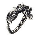 Ametallo Bracelets Exotic Mans Scheletro 0020bk Stainless Steel 316l Ametallo Bracelets Exotic Mans Scheletro 0020bk Stainless Steel 316l