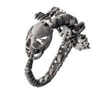 Ametallo Bracelets Exotic Mans Scheletro 0020sb Stainless Steel 316l