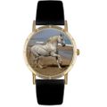 Andalusian Horse Print Watch in Gold Classic P 0110021 Andalusian Horse Print Watch in Gold Classic P 0110021