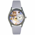 Angel with Harp Watch Classic Silver Style S 0710009