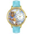 Angel with Harp Watch in Gold or Silver Unisex G 0710004 Angel with Harp Watch in Gold or Silver Unisex G 0710004