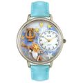 Angel with Harp Watch in Silver Unisex U 0710004 Angel with Harp Watch in Silver Unisex U 0710004