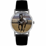 Appaloosa Horse Print Watch in Silver Classic R 0110022 Appaloosa Horse Print Watch in Silver Classic R 0110022