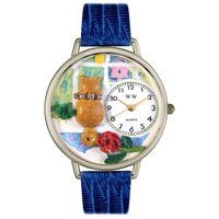 Aristo Cat Watch in Silver Unisex U 0120001