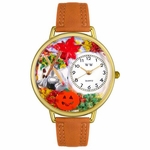 Autumn Leaves Watch in Gold or Silver Unisex G 1213001 Autumn Leaves Watch in Gold or Silver Unisex G 1213001