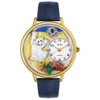 Bad Cat Watch in Gold or Silver Unisex G 0120003