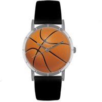 Basketball Lover Print Watch Classic Silver Style R 0840005