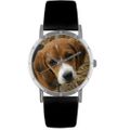 Beagle Print Watch in Silver Classic R 0130007 Beagle Print Watch in Silver Classic R 0130007