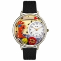 Begging Dog Watch in Silver Unisex U 0130009 Begging Dog Watch in Silver Unisex U 0130009