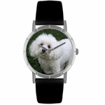Bichon Print Watch in Silver Classic R 0130010 Bichon Print Watch in Silver Classic R 0130010