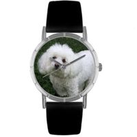 Bichon Print Watch in Silver Classic R 0130010