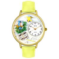 Bird Watching Watch in Gold or Silver Unisex G 0150014