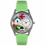 Birdhouse Cat Watch Classic Silver Style S 1210009 Birdhouse Cat Watch Classic Silver Style S 1210009