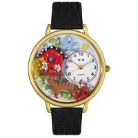 Birdhouse Cat Watch in Gold or Silver Unisex G 0120005