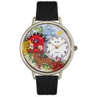 Birdhouse Cat Watch in Silver Unisex U 0120005