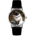 Birman Cat Print Watch in Silver Classic R 0120027 Birman Cat Print Watch in Silver Classic R 0120027