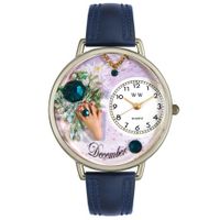 Birthstone Jewelry December Birthstone Watch in Silver Unisex U 0910012