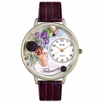 Birthstone Jewelry February Birthstone Watch in Silver Unisex U 0910002 Birthstone Jewelry February Birthstone Watch in Silver Unisex U 0910002