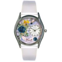 Birthstone Jewelry March Birthstone Watch Classic Silver Style S 0910003