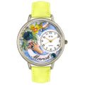 Birthstone Jewelry March Birthstone Watch in Silver Unisex U 0910003 Birthstone Jewelry March Birthstone Watch in Silver Unisex U 0910003