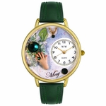 Birthstone Jewelry May Birthstone Watch in Gold or Silver Unisex G 0910005 Birthstone Jewelry May Birthstone Watch in Gold or Silver Unisex G 0910005