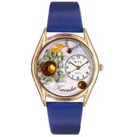Birthstone Jewelry November Birthstone Watch Classic Gold Style C 0910011