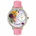 Birthstone Jewelry October Birthstone Watch in Silver Unisex U 0910010 Birthstone Jewelry October Birthstone Watch in Silver Unisex U 0910010
