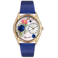 Birthstone Jewelry September Birthstone Watch Classic Gold Style C 0910009