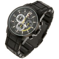 Black Chronograph Watch Swiss Made