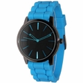 Black Dial Blue Silicone Band Watch Black Dial Blue Silicone Band Watch