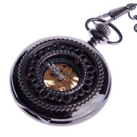 Black Dial Pocket Watch PW33 