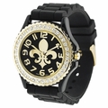 Black/Gold Fleur De Lis Watch Black/Gold Fleur De Lis Watch