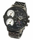 Black Oversized  Automatic Wrist Watch