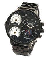Black Oversized  Automatic Wrist Watch