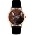 Bombay Cat Print Watch in Gold Classic P 0120037 Bombay Cat Print Watch in Gold Classic P 0120037