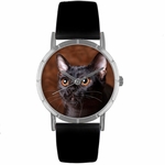 Bombay Cat Print Watch in Silver Classic R 0120037 Bombay Cat Print Watch in Silver Classic R 0120037